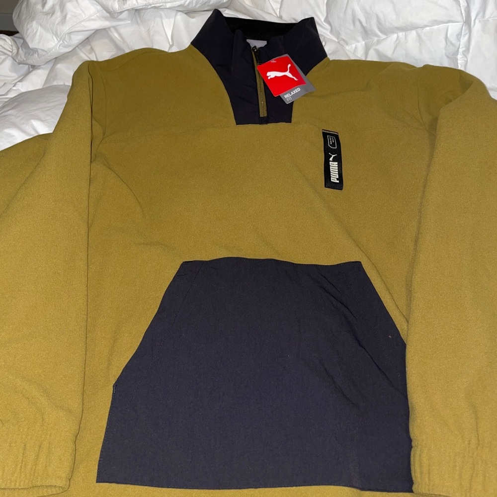 Pull over sweat jacket